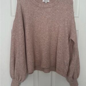 Madewell Dusty Pink Crew Neck Sweater